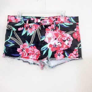 Roxy Denim Floral Shorts